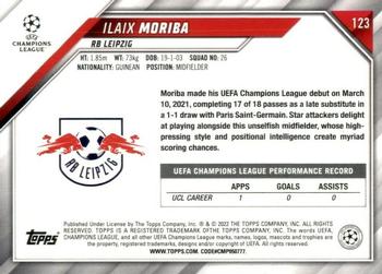 2021-22 Topps UEFA Champions League #123 Ilaix Moriba Back