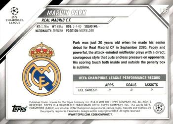 2021-22 Topps UEFA Champions League #136 Marvin Park Back