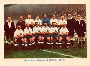 1938 Shermans Pools Searchlight on Famous Teams #NNO England Front