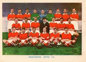 1938 Shermans Pools Searchlight on Famous Teams #NNO Manchester United Front