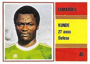 1982 Sorcácius XII Campeonato do Mundo do Futebol #45 Kunde Front
