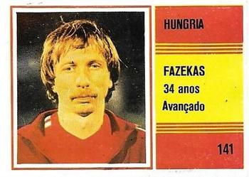 1982 Sorcácius XII Campeonato do Mundo do Futebol #141 Laszlo Fazekas Front