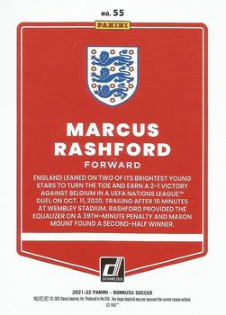 2021-22 Donruss #55 Marcus Rashford Back