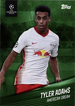 2021 Topps Giovanni Reyna American Dream UEFA Champions League - Green #NNO Tyler Adams Front
