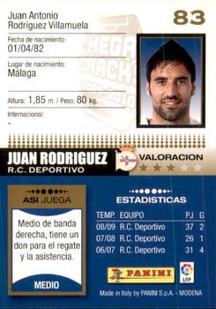 2009-10 Panini Megacracks #83 Juan Rodriguez Back