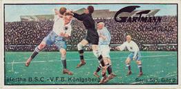 1924 Gartmann Chocolate (Series 571) Snapshots From Football #2 Hertha B.S.C. - V.F.B. Königsberg Front