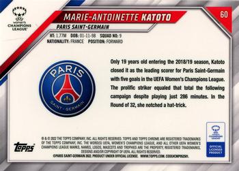 2021-22 Topps Chrome UEFA Women's Champions League #60 Marie-Antoinette Katoto Back