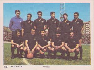1969-70 Monty Gum International Football Teams #62 Academica Front