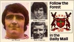 1970 Daily Mail 1st Division Wallchart #NNO Ian Moore, Peter Cormack, Bob Chapman Front