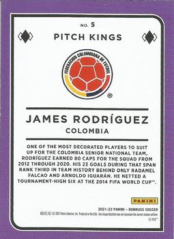 2021-22 Donruss - Pitch Kings Press Proof #5 James Rodriguez Back
