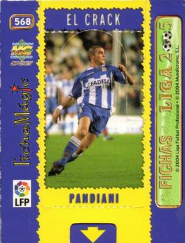 2004-05 Mundicromo Las Fichas de la Liga 2005 #568 Pandiani Front