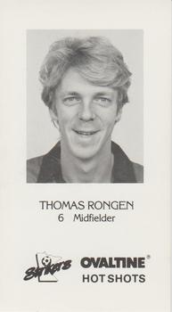 1984-85 Ovaltine Minnesota Strikers (MISL) #NNO Thomas Rongen Front
