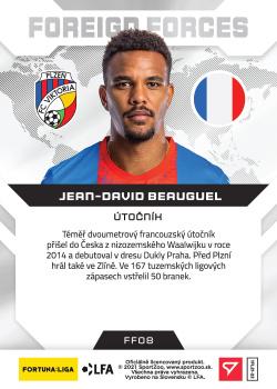 2021-22 SportZoo Fortuna:Liga - Foreign Forces #FF08 Jean-David Beauguel Back