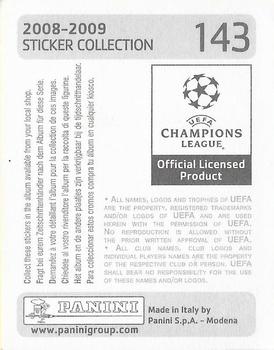 2008-09 Panini UEFA Champions League Stickers #143 Vitali Rodionov Back