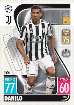 2021-22 Topps Match Attax Champions & Europa League - Italy Update #JUV3 Danilo Front