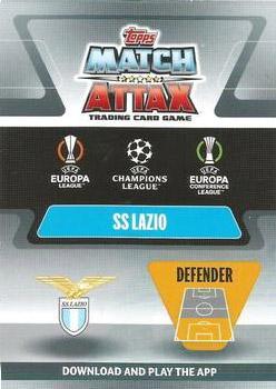 2021-22 Topps Match Attax Champions & Europa League - Italy Update #LAZ7 Patric Back