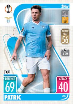 2021-22 Topps Match Attax Champions & Europa League - Italy Update #LAZ7 Patric Front