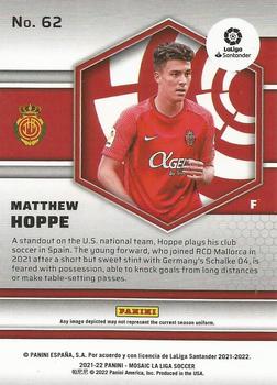 2021-22 Panini Mosaic La Liga #62 Matthew Hoppe Back