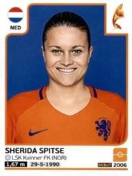 2017 Panini UEFA Women's EURO 2017 The Netherlands Stickers #25 Sherida Spitse Front