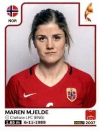 2017 Panini UEFA Women's EURO 2017 The Netherlands Stickers #40 Maren Mjelde Front