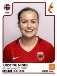 2017 Panini UEFA Women's EURO 2017 The Netherlands Stickers #48 Kristine Minde Front