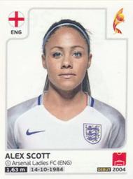 2017 Panini UEFA Women's EURO 2017 The Netherlands Stickers #262 Alex Scott Front