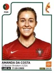 2017 Panini UEFA Women's EURO 2017 The Netherlands Stickers #327 Amanda Da Costa Front