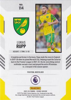 2021-22 Score Premier League #114 Lukas Rupp Back