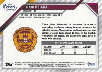 2021-22 Topps Chrome SPFL #3 Mark O'Hara Back