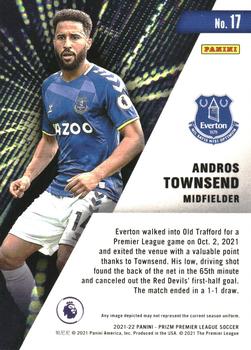 2021-22 Panini Prizm Premier League - Instant Impact #17 Andros Townsend Back