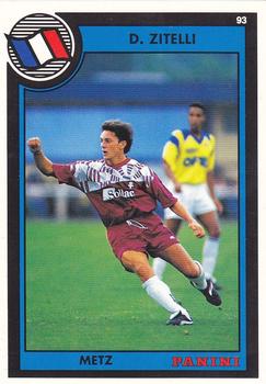1992-93 Panini U.N.F.P. Football #110 David Zitelli Front