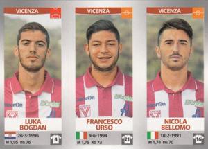 2016-17 Panini Calciatori Stickers #735 Luka Bogdan / Francesco Urso / Nicola Bellomo Front