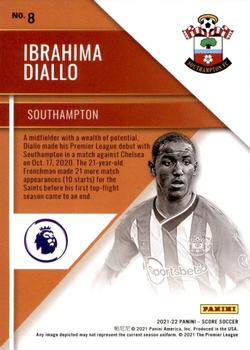 2021-22 Score Premier League - Hot Rookies #8 Ibrahima Diallo Back