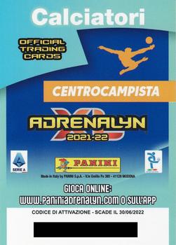 2022 Panini Adrenalyn XL Calciatori Titans #T179 Gianluca Busio / Antonio Vacca Back