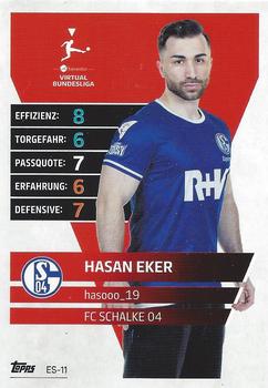 2021-22 Topps Match Attax Bundesliga Extra - Virtual Bundesliga #ES-11 Hasan Eker Front