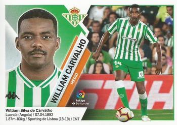 2019-20 Panini LaLiga Santander Este Stickers - Real Betis #9 William Carvalho Front