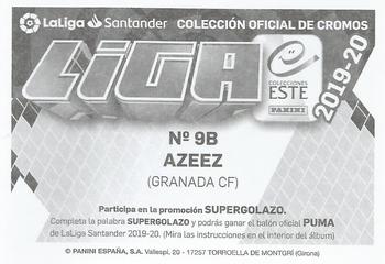 2019-20 Panini LaLiga Santander Este Stickers - Granada CF #9B Azeez Back