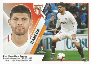 2019-20 Panini LaLiga Santander Este Stickers - Sevilla FC #10 Banega Front