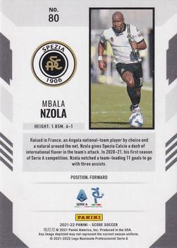 2021-22 Score Serie A - Red Lava #80 Mbala Nzola Back