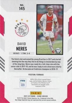 2021-22 Score FIFA - Green Lasers #145 David Neres Back