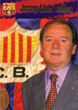 1996-97 F.C. Barcelona #6 Josep Lluís Núñez Front
