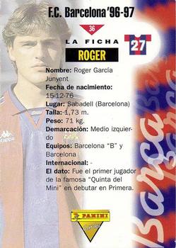 1996-97 F.C. Barcelona #36 Roger Back
