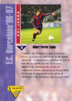 1996-97 F.C. Barcelona #38 Ferrer Back