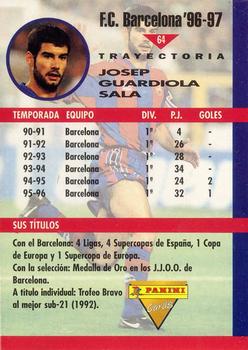 1996-97 F.C. Barcelona #64 Guardiola Back