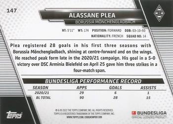 2021-22 Topps Bundesliga - Speckle Foil #147 Alassane Plea Back