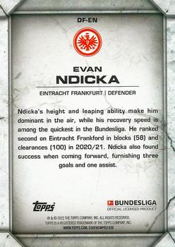 2021-22 Topps Bundesliga - Defense Fortresses #DF-EN Evan Ndicka Back