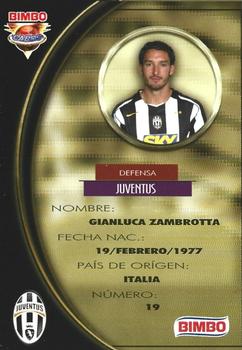 2005 Bimbo UEFA Champions League #NNO Gianluca Zambrotta Back