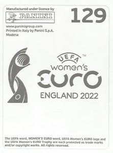 2022 Panini UEFA Women's Euro England 2022 Stickers #129 Sara Däbritz Back