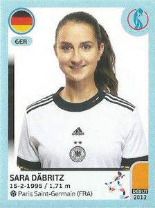 2022 Panini UEFA Women's Euro England 2022 Stickers #129 Sara Däbritz Front