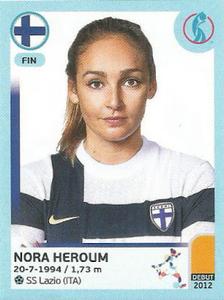 2022 Panini UEFA Women's Euro England 2022 Stickers #189 Nora Heroum Front